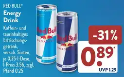 NETTO RED BULL Energy Drink Angebot