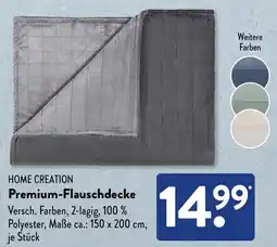 NETTO HOME CREATION Premium-Flauschdecke Angebot