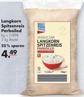 Handelshof Langkorn Spitzenreis Parboiled 5kg Beutel Angebot