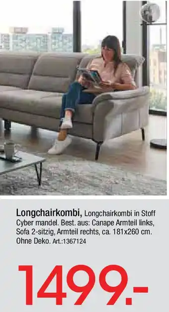 Zurbrüggen Longchairkombi Angebot