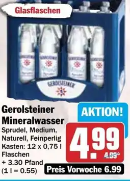 Hit Gerolsteiner Mineralwasser Angebot