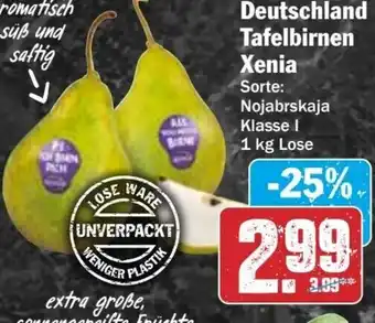 Hit Deutschland Tafelbirnen Xenia Angebot