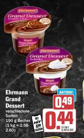 Hit Ehrmann Grand Dessert Angebot