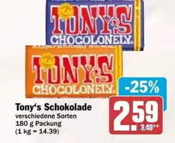 Hit Tony's Schokolade Angebot