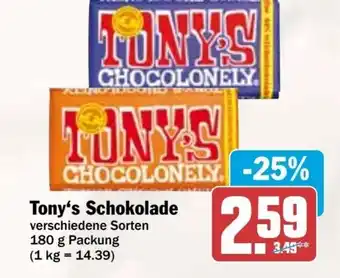 Hit Tony's Schokolade Angebot