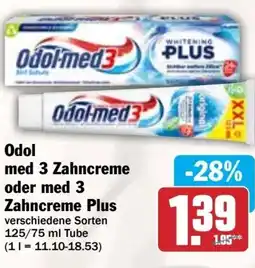 Hit Odol- med 3 Zahncreme oder med 3 Zahncreme Plus Angebot