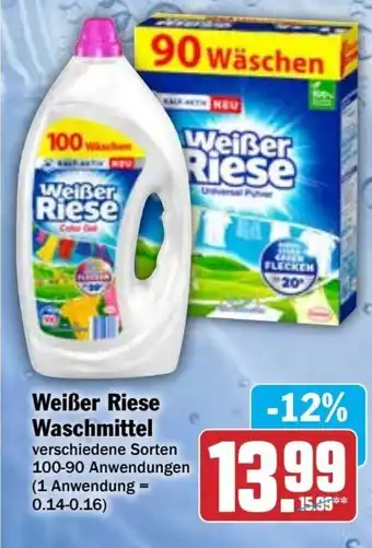 Hit Weißer Riese Waschmittel Angebot