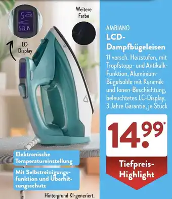 NETTO AMBIANO LCD- Dampfbügeleisen Angebot