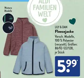 NETTO LILY & DAN Fleecejacke Angebot