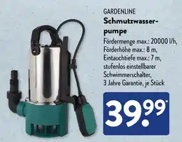 NETTO GARDENLINE Schmutzwasser- pumpe Angebot