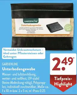 NETTO GARDENLINE Unterbodengewebe Angebot