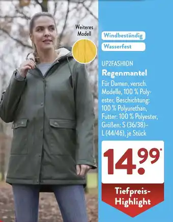 NETTO UP2FASHION Regenmantel Angebot