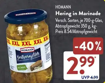 NETTO HOMANN Hering in Marinade Angebot