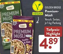 NETTO GOLDEN BRIDGE Premium- Müsli Angebot