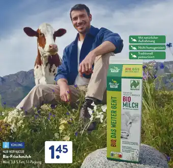 NETTO NUR NUR NATUR Bio-Frischmilch Angebot