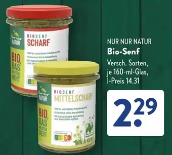 NETTO NUR NUR NATUR Bio-Senf Angebot