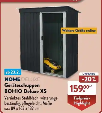 NETTO HOME DELUXE BOHIO Deluxe XS Angebot