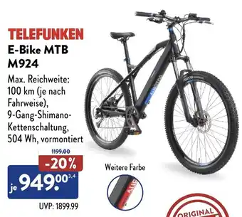 NETTO TELEFUNKEN E-Bike MTB M924 Angebot