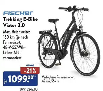 NETTO fischer Trekking E-Bike Viator 3.0 Angebot