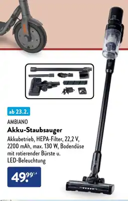 NETTO AMBIANO Akku-Staubsauger Angebot