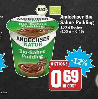 AEZ Andechser Natur Bio Sahne Pudding Angebot