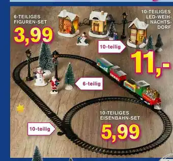 KODi Led-weihnachtsdorf, Figuren-set Oder Eisenbahn-set Angebot