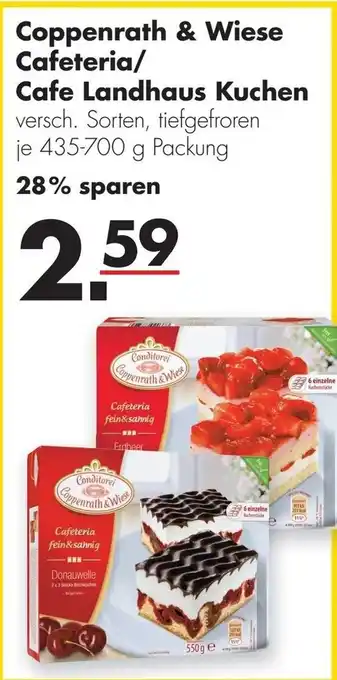 Handelshof Coppenrath & Wiese Cafeteria/Cafe Landhaus Kuchen 435-700g Angebot