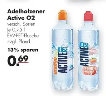 Handelshof Adelholzener Active O2 , 0,75L Angebot