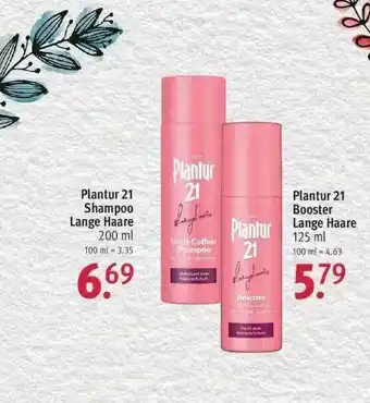 Rossmann Plantur 21 Shampoo Oder Booster Lange Haare Angebot