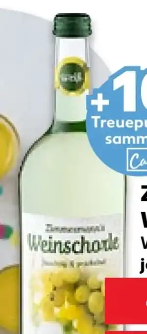 Kaufland Weingut Zimmermann Weinschorle Angebot