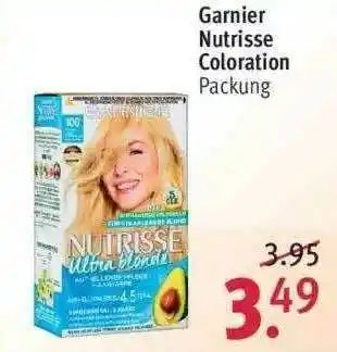 Rossmann Garnier Nutrisse Coloration Angebot