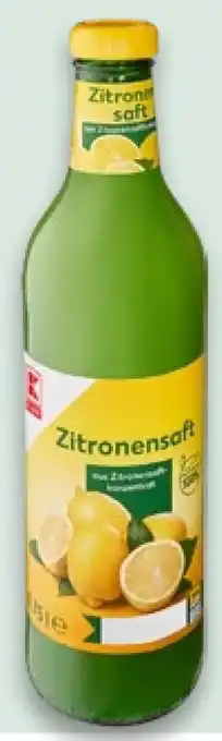 Kaufland K-Classic Zitronensaft Angebot