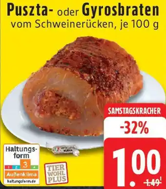 Edeka Puszta- oder Gyrosbraten Angebot