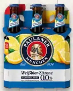 Kaufland Paulaner Weißbier-Zitrone Alkoholfrei Angebot