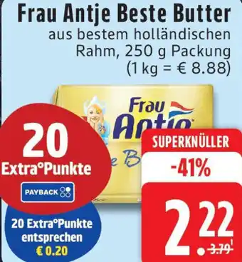 Edeka Frau Antje Beste Butter Angebot