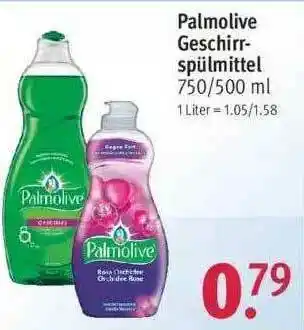 Rossmann Palmolive Geschirrspülmittel Angebot