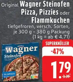 Edeka Original Wagner Steinofen Pizza, Pizzies oder Flammkuchen Angebot