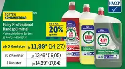 METRO Fairy Professional Handspülmittel Angebot