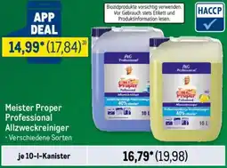 METRO Meister Proper Professional Allzweckreiniger Angebot