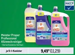 METRO Meister Proper Professional Allzweckreiniger Angebot