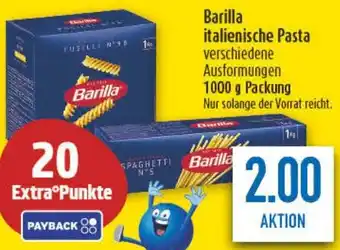 diska Barilla italienische Pasta Angebot