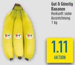 diska Gut & Günstig Bananen Angebot