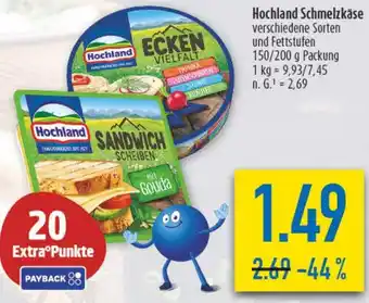 diska Hochland Schmelzkäse Angebot