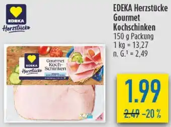 diska EDEKA Herzstücke Gourmet Kochschinken Angebot