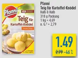 diska Pfanni Teig für Kartoffel-Knödel Angebot