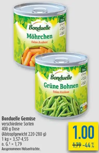 diska Bonduelle Gemüse Angebot