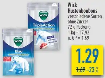 diska Wick Hustenbonbons Angebot