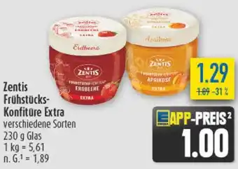 diska Zentis Frühstücks Konfitüre Extra Angebot