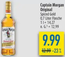 diska Captain Morgan Original Spiced Gold Angebot