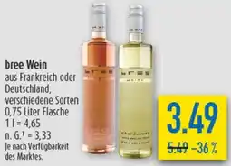 diska bree Wein Angebot